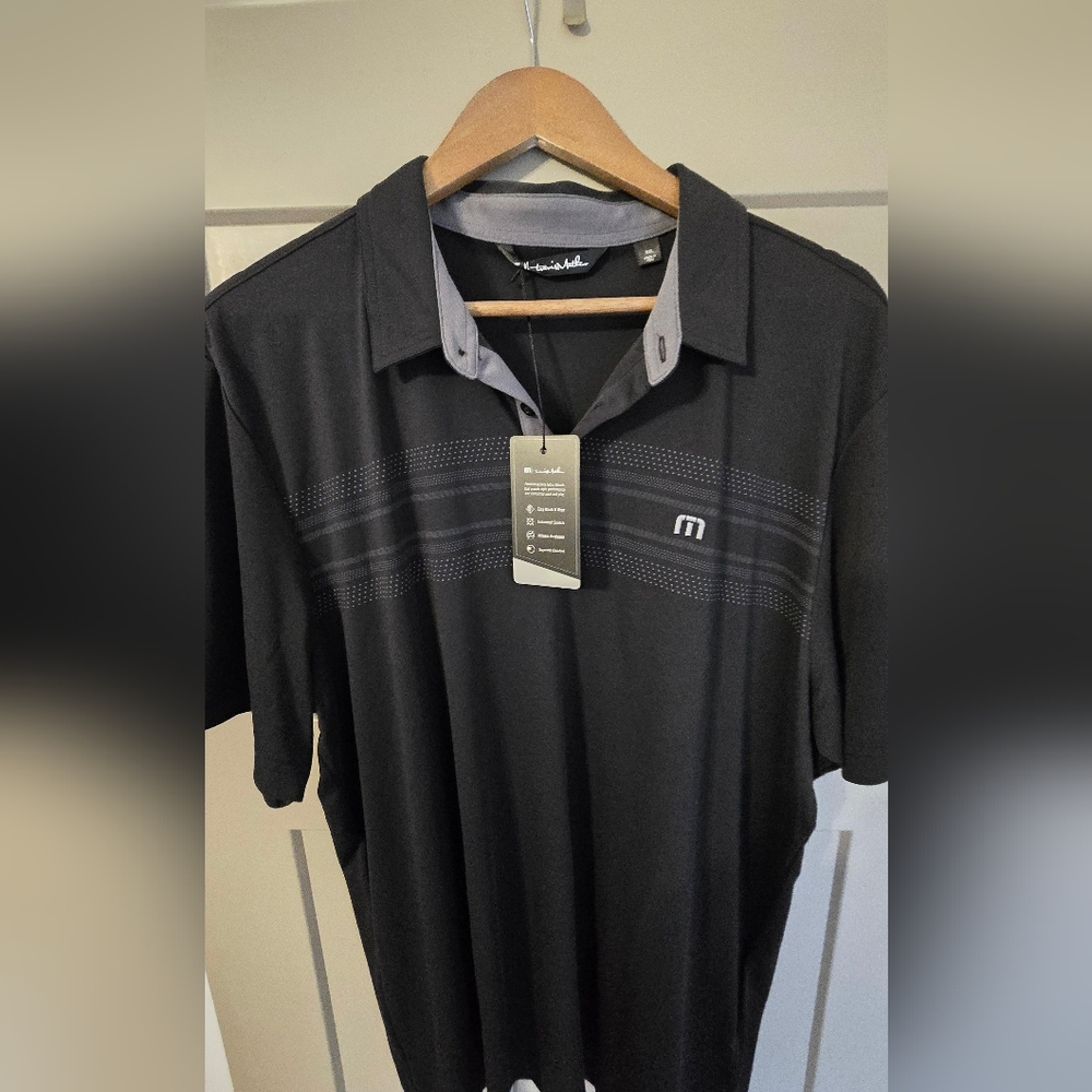 Straight Down XL Mens Polo ANGELS ENVY
